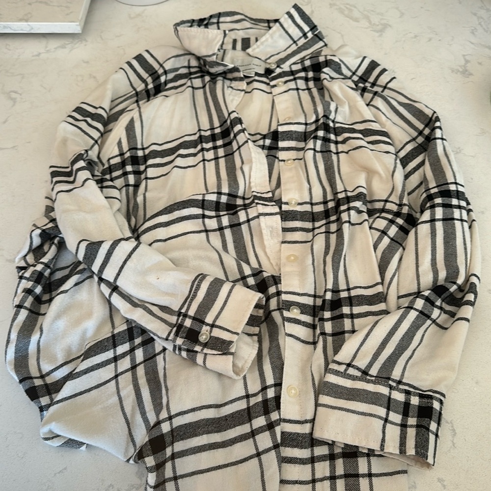 American eagle oversized fit flannel